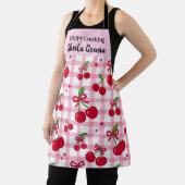 Gepersonaliseerde Roze Kersen Schort met Aangepast (Insitu)