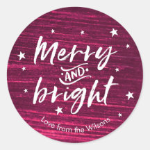 Gepersonaliseerde Roze Kerstmis hand geletterde st