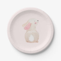 Gepersonaliseerde Roze Konijn Eerste Verjaardag Pa