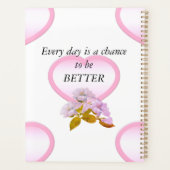 Gepersonaliseerde roze kunstleraar Planner (Achterkant)