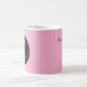 Gepersonaliseerde Roze Lint Apotheker Koffie Mok (Center)