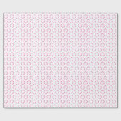 Gepersonaliseerde roze Logo tekst bedrijf Cadeaupapier (Vlak)