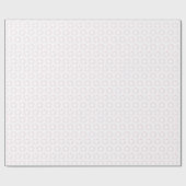 Gepersonaliseerde roze Logo tekst bedrijf Cadeaupapier (Vlak)