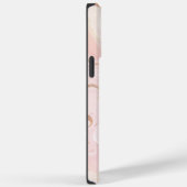 Gepersonaliseerde Roze Marmer Roze Blush Case-Mate iPhone Case (Achterkant / Rechts)