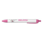 Gepersonaliseerde roze meisjes tennis Birthday par Blauwe Inkt Pen (Bodem)