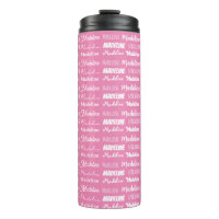 Gepersonaliseerde Roze Meisjesnaam Lettertype Coll
