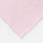 Gepersonaliseerde Roze moderne schattige baby ping Fleece Deken (Hoek)