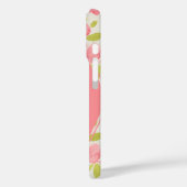 Gepersonaliseerde roze Mrs altijd rechts bloemmoti Case-Mate iPhone Case (Achterkant / Links)