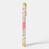 Gepersonaliseerde roze Mrs altijd rechts bloemmoti Case-Mate iPhone Case (Achterkant / Rechts)