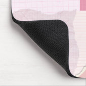 Gepersonaliseerde Roze Muismat (Hoek)