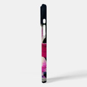 Gepersonaliseerde roze orchidee Apple iPhone Case (Achterkant / Links)