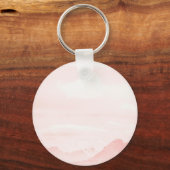 Gepersonaliseerde Roze Pastel Sleutelhanger voor m (Achterkant)