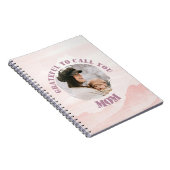 Gepersonaliseerde Roze Pastel Spiral Notitieboek v (Rechterzijde)