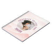 Gepersonaliseerde Roze Pastel Spiral Notitieboek v (Linkerzijde)