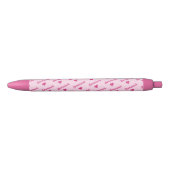 Gepersonaliseerde roze pen - Elke naam met harten (Voorkant)