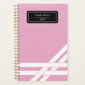 Gepersonaliseerde Roze Planner Aangepaste Naam Jou (Voorkant)