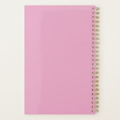 Gepersonaliseerde Roze Planner Aangepaste Naam Jou (Achterkant)
