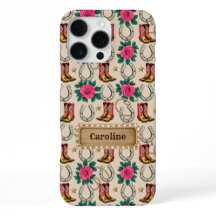 Gepersonaliseerde Roze Pony Club iPhone / Samsung 