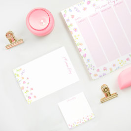 Gepersonaliseerde Roze Post-It Notities met Pastel Post-it® Notes