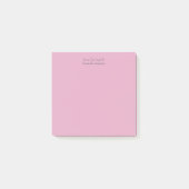 Gepersonaliseerde roze Post-it- Notities Post-it® Notes (Voorkant)