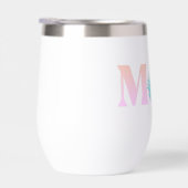 Gepersonaliseerde roze retro moeder kind namen (Rechts)
