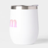 Gepersonaliseerde roze retro moeder kind namen (Links)
