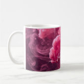 Gepersonaliseerde Roze Rook Koffiemok (Links)