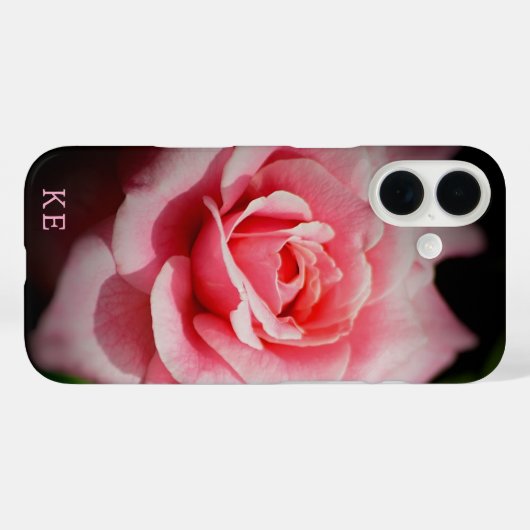 Gepersonaliseerde Roze Roze Sturdy iPhone Case (Achterkant (horizontaal))