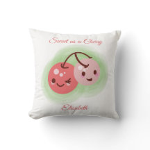 Gepersonaliseerde roze Schattige paar kersen