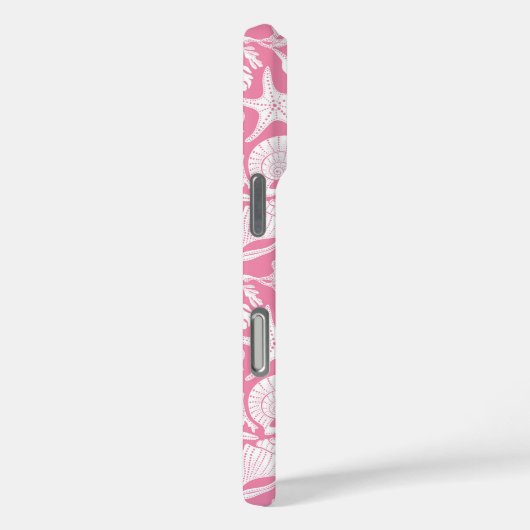 Gepersonaliseerde Roze Schelpen Case-Mate iPhone Case (Achterkant / Rechts)