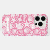 Gepersonaliseerde Roze Schelpen Case-Mate iPhone Case (Achterkant (horizontaal))