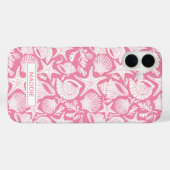 Gepersonaliseerde Roze Schelpen Case-Mate iPhone Case (Achterkant (horizontaal))