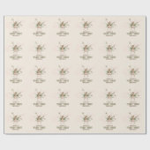 Gepersonaliseerde Roze Sprookje Eerste 1e Verjaard Cadeaupapier (Vlak)