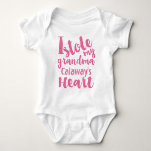 Gepersonaliseerde roze stal mijn oma's hart romper