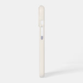 Gepersonaliseerde Roze Strik Naam Cadeau Elegante iPhone 16 Hoesje (Linkerkant)