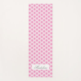 Gepersonaliseerde Roze Yoga Mat - Custom Name