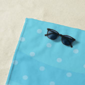 Gepersonaliseerde roze zeemeermin strandlaken (In situ)