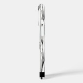 Gepersonaliseerde Roze & Zwart Modern Case-Mate iPhone Case (Achterkant / Links)