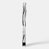 Gepersonaliseerde Roze & Zwart Modern Case-Mate iPhone Case (Achterkant / Rechts)