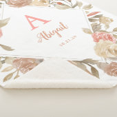 Gepersonaliseerde Rozen Krans Sherpa Deken (3/4)