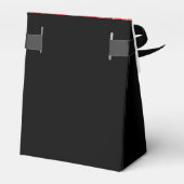 Gepersonaliseerde Rozen Tent Favor Box Bedankdoosjes (Achterkant)