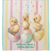 Gepersonaliseerde Rubber Duckie Waterdicht Douchegordijn (Voorkant)