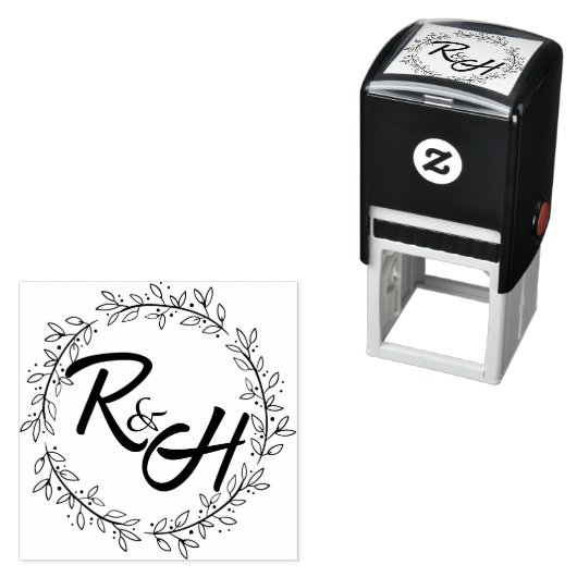 Gepersonaliseerde Rubber Stamp met Ink Pad Zelfinktende Stempel (In situ)