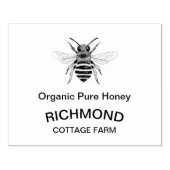 Gepersonaliseerde rubberen stempel - biologische z (Afrduk)