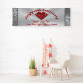 Gepersonaliseerde Ruby 40e Jubileum banners (Insitu)