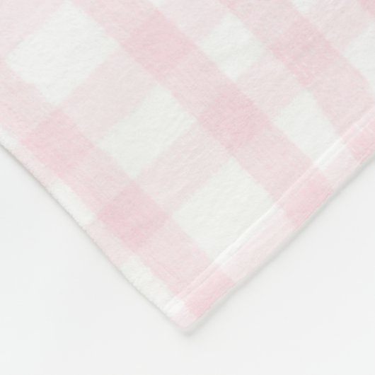 Gepersonaliseerde Ruby Baby Girl Nursery Bow & Gin Fleece Deken (Hoek)
