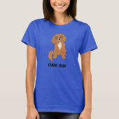 Gepersonaliseerde Ruby Cavalier King Charles Spani T-shirt (Voorkant)