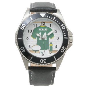 Gepersonaliseerde Rugby Jersey polshorloges Horloge