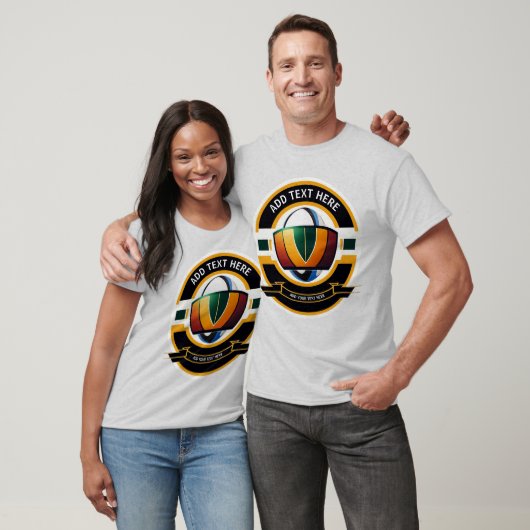 Gepersonaliseerde Rugby T-Shirt (Unisex)