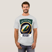 Gepersonaliseerde Rugby T-Shirt (Voorkant volledig)